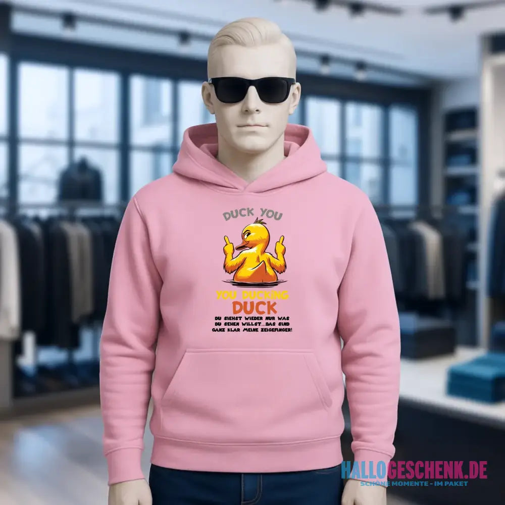 You ducking Duck • ENTE • Unisex Premium Hoodie XS-5XL aus Bio-Baumwolle für Damen & Herren • Exklusivdesign • personalisiert