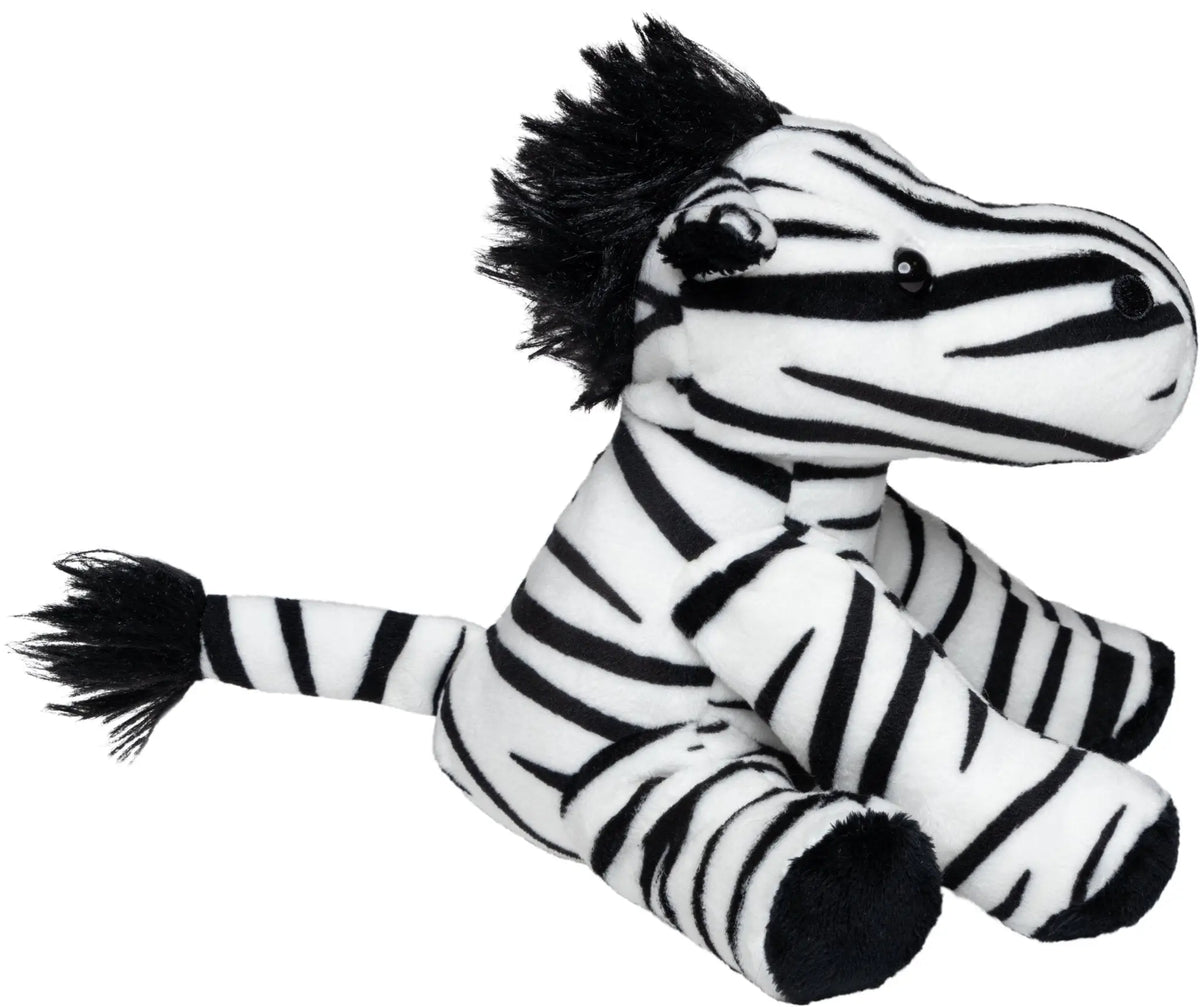Plüschtier zebra zora ein weiches schwarz weißes stofftier mit kuscheliger textur