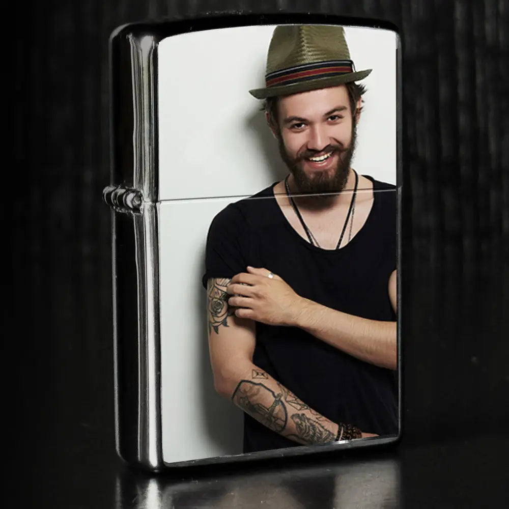 Zippo Feuerzeug mit deinem Foto (personalisierte Geschenke) • Original Made in USA - personalisierbare Feuerzeuge