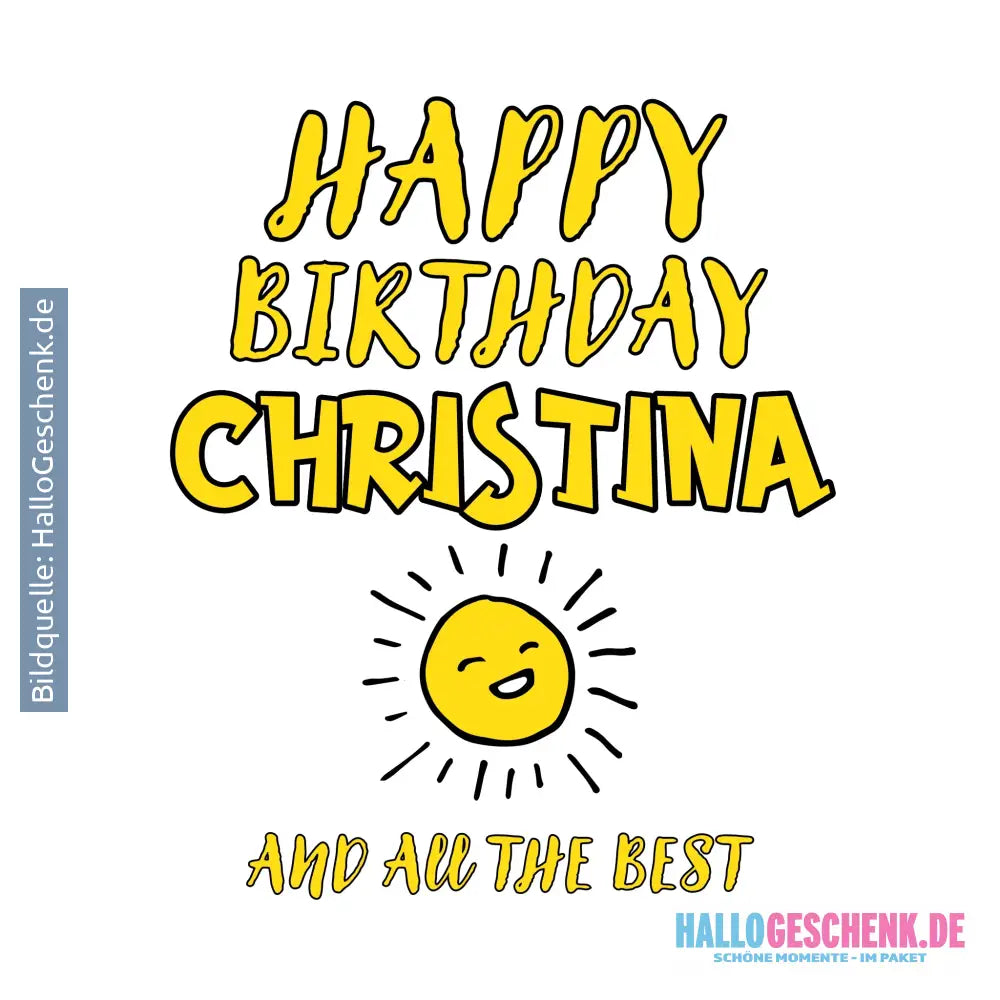 Zum Geburtstag mit/ohne Wunschname • Birthday Designer • STICKER 20x20 cm (Aufkleber) • personalisiert - ausgestanzter
