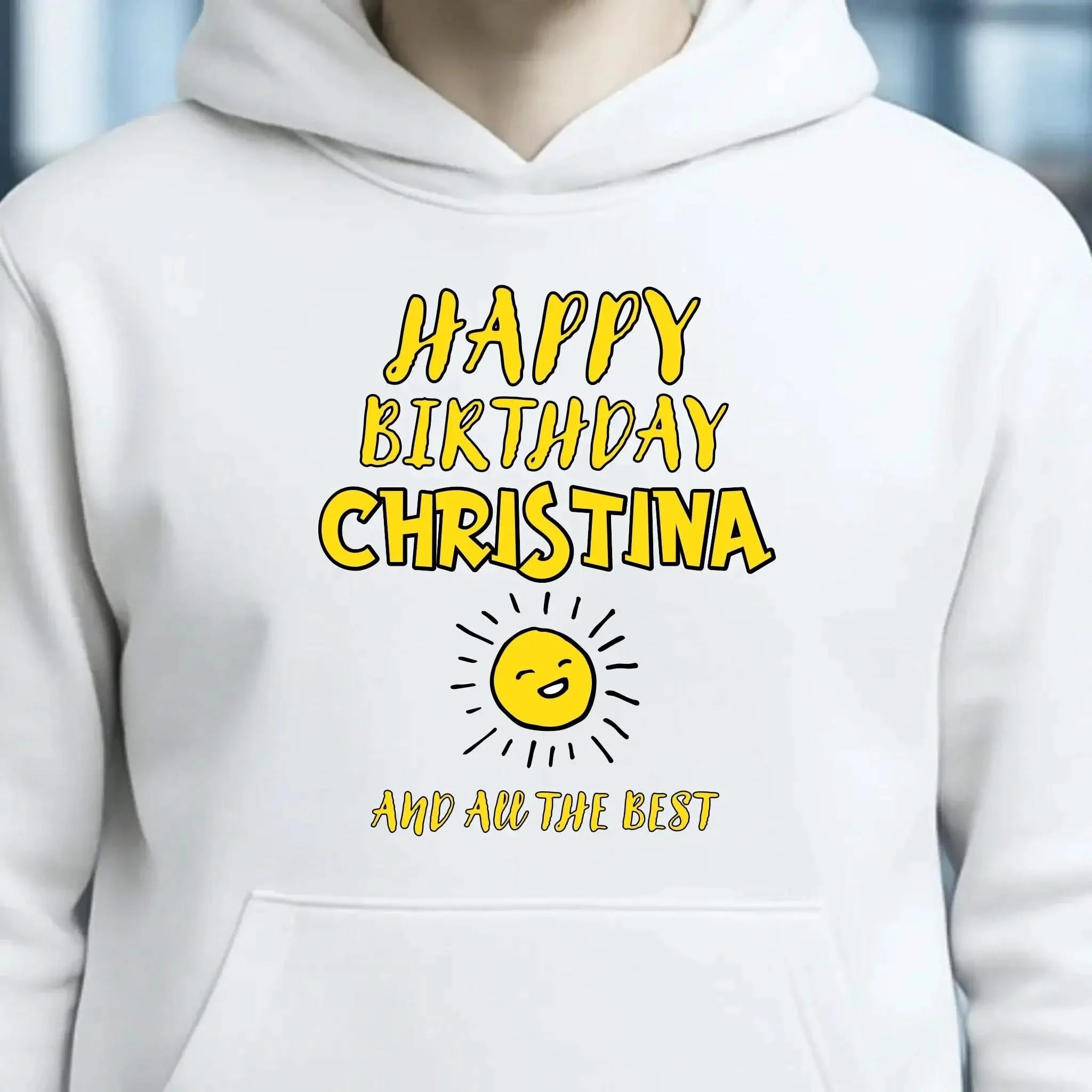 Zum Geburtstag mit/ohne Wunschname • Birthday Designer • Unisex Premium Hoodie XS-5XL aus Bio-Baumwolle für Damen & Herren • personalisiert