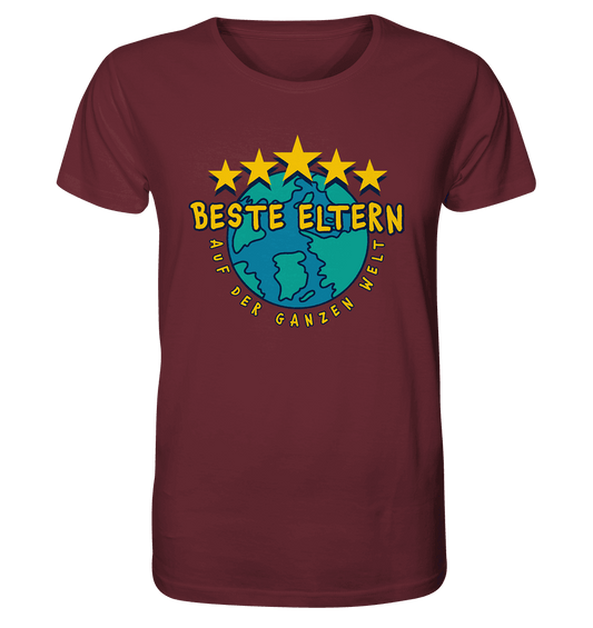 BESTE ELTERN - Organic Shirt - HalloGeschenk.de