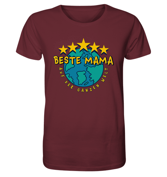 BESTE MAMA - Organic Shirt - HalloGeschenk.de