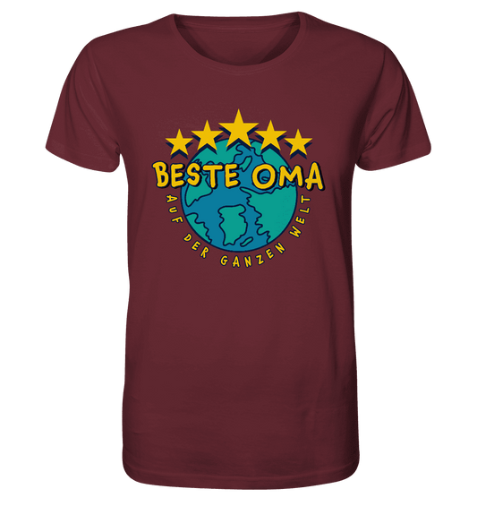 BESTE OMA - Organic Shirt - HalloGeschenk.de