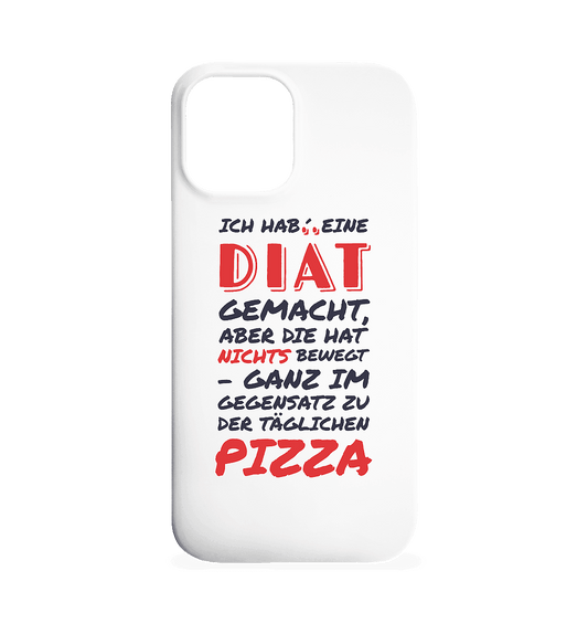 DIÄT & PIZZA - lustiger Spruch - Iphone 12 Max Handyhülle - HalloGeschenk.de